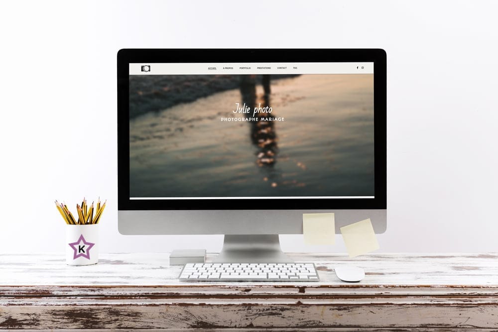 Site web à vendre pour photographe mariage