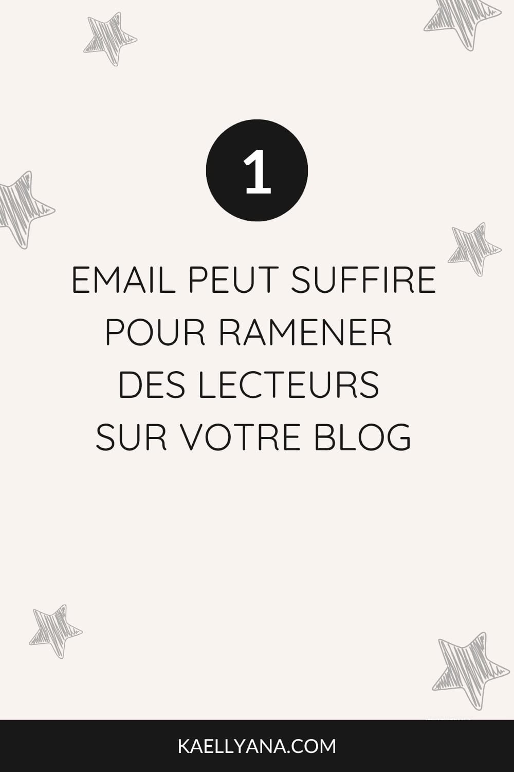 email newsletter pour ramener des lecteurs sur un blog